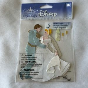 NWT EK Success Jolee’s Disney Cinderella Wedding Dancing Dimensional Sticker Set